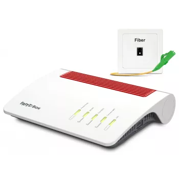 FRITZ!Box 5590 Fiber belaidis maršrutizatorius Gigabit Ethernet dviejų juostų (2,4 GHz / 5 GHz) baltas