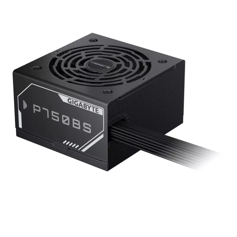 GIGABYTE P750BS maitinimo blokas - PCI-E 6+2 kontaktų x4, 80 PLUS Bronze, 120mm ventiliatorius, ATX suderinamas, EU kištukas