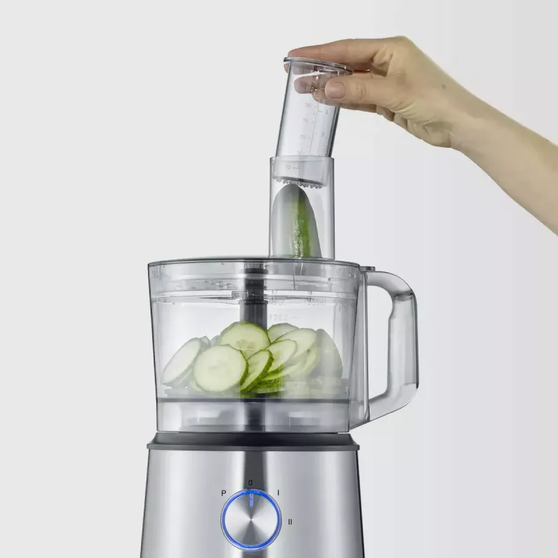 Virtuvinis kombainas Severin KM 3892 1200 W 1,5 L juodas nerūdijantis plienas