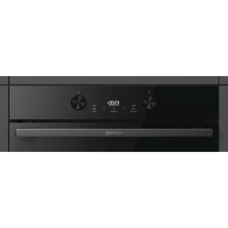 Įmontuojama elektrinė orkaitė Gorenje G400 BPS6737E04DBG, 77 L, 3500 W, liečiamas valdymas, pirolizė, juoda