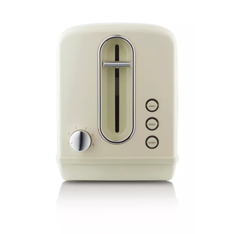 Skrudintuvas Gorenje T1100CLI 2 griežinėliai 1100 W šampano spalvos, 6 skrudinimo lygiai, atšildymas ir pakaitinimas