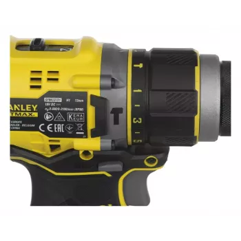 Stanley FATMAX SFMCD721D2K belaidis gręžtuvas 18 V, 2 akumuliatoriai (2,0 Ah), su lagaminėliu