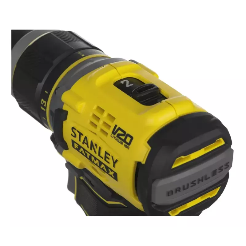 Belaidis gręžtuvas-suktuvas STANLEY FMCD721D2K 18V, 2 x 2Ah Li-Ion, 2100 RPM, 35700 smūgių/min, su įkrovikliu ir dėklu