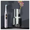Elektrinis dantų šepetėlis Oral-B iO 9 suaugusiems, besisukantis, 2 rankenos, 2 šepetėlių galvutės, įmontuota baterija, 3 h įkrovimas, juoda/rožinė