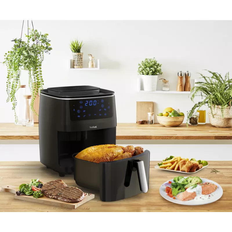 Tefal Easy Fry Grill & Steam FW2018 1700 W Karšto oro gruzdintuvė Juoda