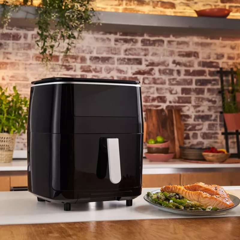 Tefal Easy Fry Grill & Steam FW2018 1700 W Karšto oro gruzdintuvė Juoda