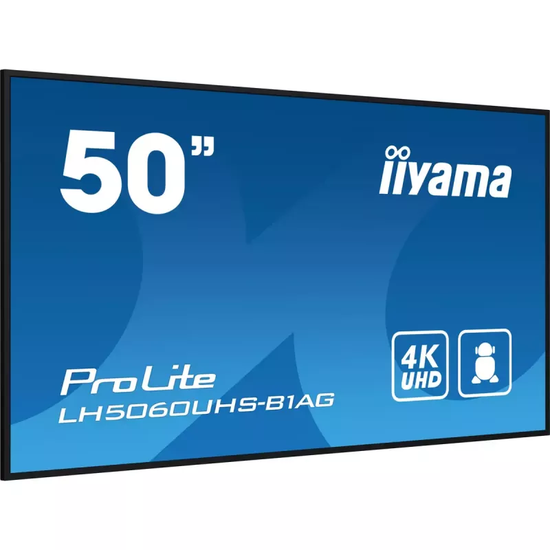 Skaitmeninis informacinis ekranas iiyama LH5060UHS-B1AG 49.5 colio LED 4K Ultra HD 3840 x 2160