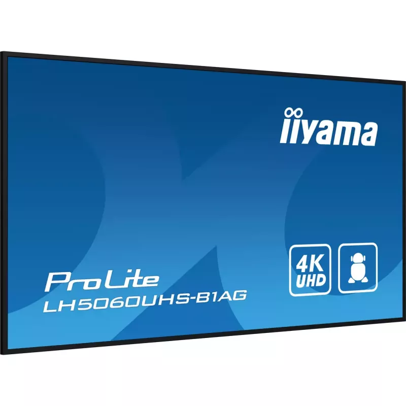 Skaitmeninis informacinis ekranas iiyama LH5060UHS-B1AG 49.5 colio LED 4K Ultra HD 3840 x 2160