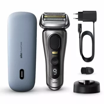 Braun Series 9 Pro+ 9525s šlapias ir sausas skutimosi prietaisas su ProTrimmer, metalinis