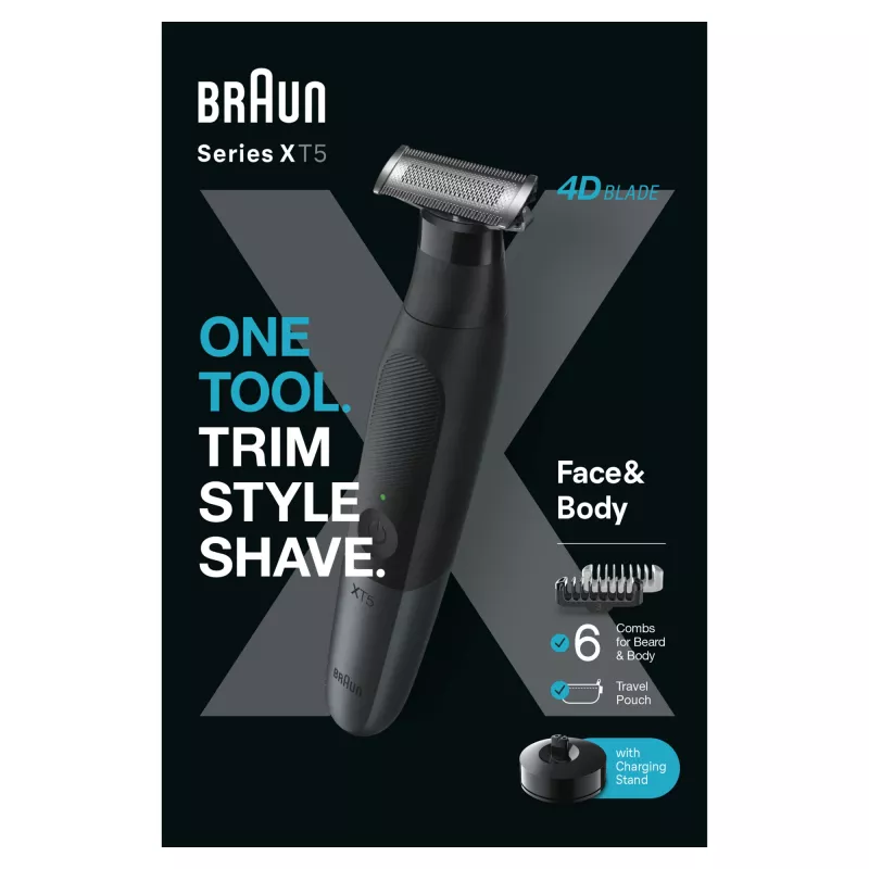 Braun XT5300 juodas – barzdaskutė su NiMH baterija