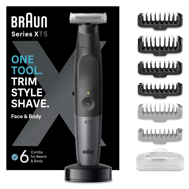 Braun XT5300 juodas – barzdaskutė su NiMH baterija