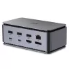 Lindy DST-Pro USB4 USB-C nešiojamojo kompiuterio dokų stotelė