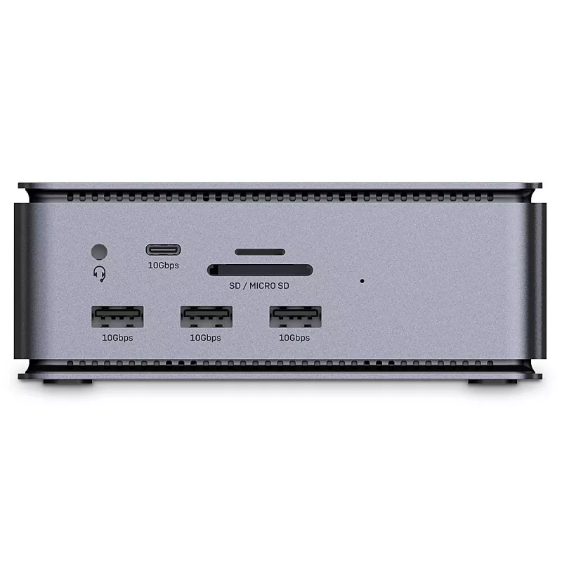 Lindy DST-Pro USB4 USB-C nešiojamojo kompiuterio dokų stotelė