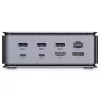 Lindy DST-Pro USB4 USB-C nešiojamojo kompiuterio dokų stotelė