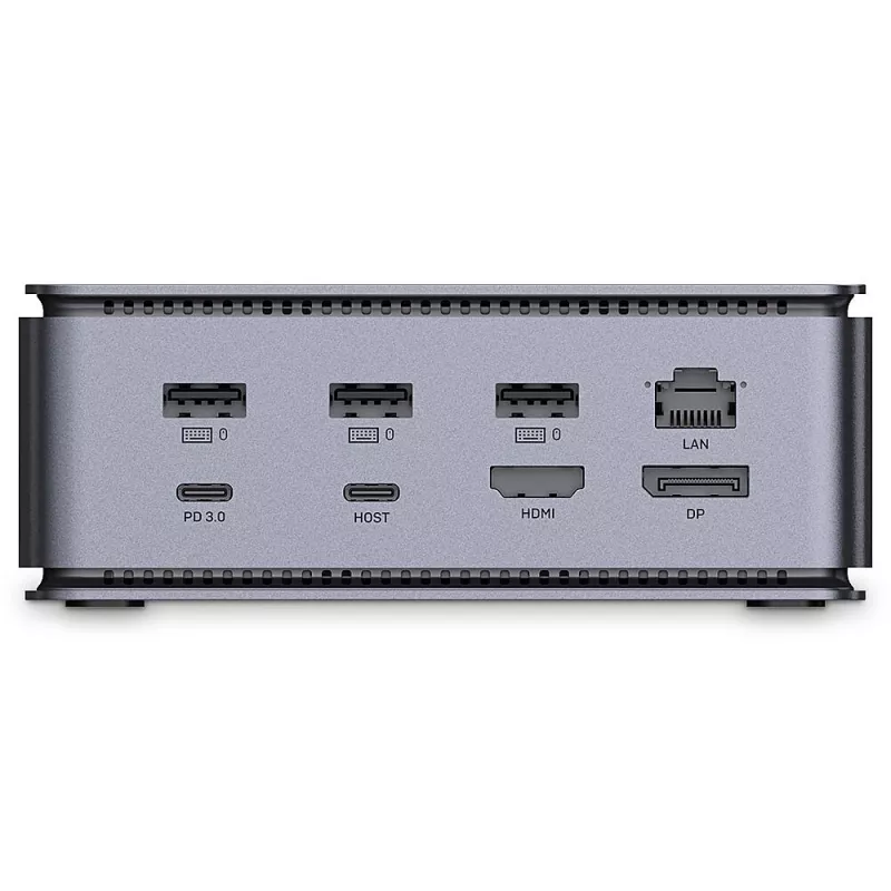 Lindy DST-Pro USB4 USB-C nešiojamojo kompiuterio dokų stotelė