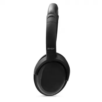 Lindy LH500XW+ Ausinės Belaidės ir Laidinės Antgalvinės Muzika USB Type-C Bluetooth Juodos