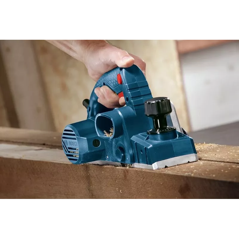 Bosch GHO 6500 oblius, juoda, mėlyna, metalinė, 16500 aps./min., 650 W