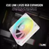 Ventiliatorius Corsair iCUE LINK LX120 RGB 12 cm Baltas 400-2400 RPM
