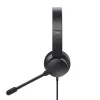 Trust HS-260 ausinės su mikrofonu, laidinės, ant ausų, USB Type-A, juodos