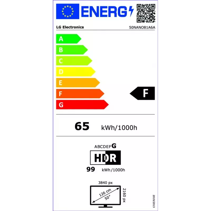 LG NanoCell AI 50NANO81A6A 127 cm (50 colių) 4K Ultra HD išmanusis televizorius Wi-Fi juodas