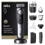 Braun BeardTrimmer 9 BT9560 Belaidis 52 2 cm Šlapias ir Sausas Juoda, Pilka