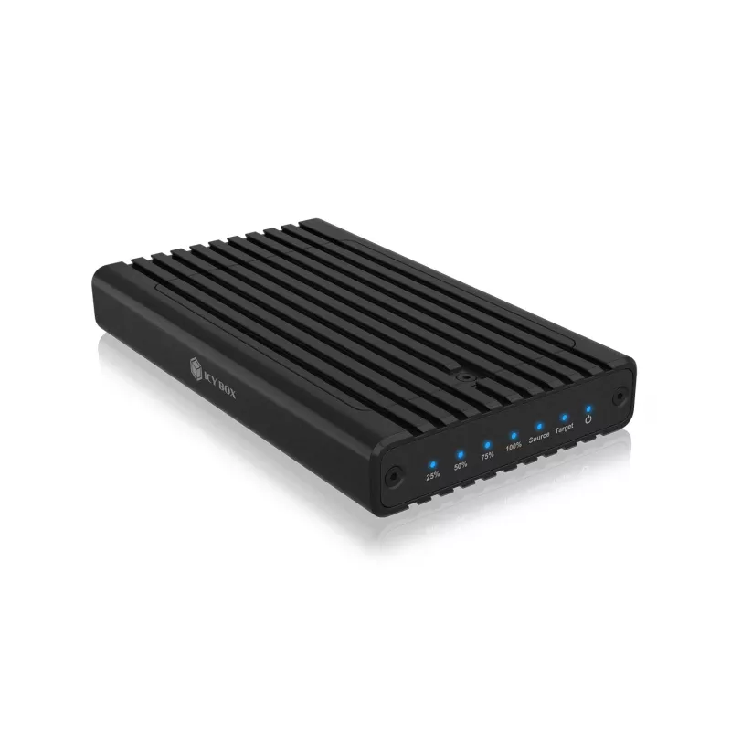 ICY BOX IB-2817MCL-C31 SSD dėklas, juodas, M.2, USB maitinamas