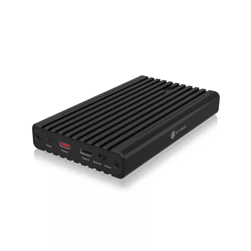 ICY BOX IB-2817MCL-C31 SSD dėklas, juodas, M.2, USB maitinamas
