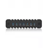ICY BOX IB-2817MCL-C31 SSD dėklas, juodas, M.2, USB maitinamas
