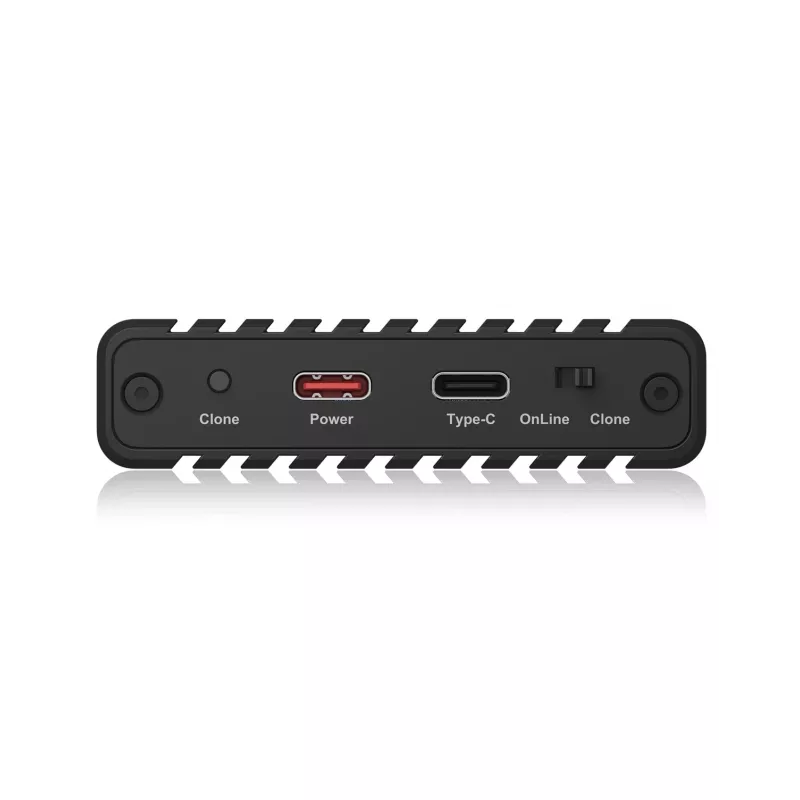 ICY BOX IB-2817MCL-C31 SSD dėklas, juodas, M.2, USB maitinamas