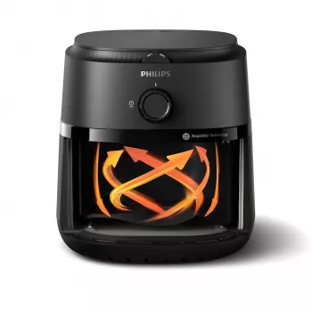 Philips 1000 serijos NA120/00 karšto oro gruzdintuvė 4,2 L 1500 W juoda