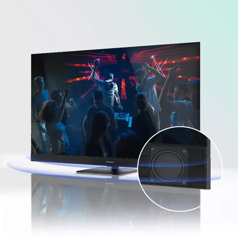 Televizorius Thomson Q70 Series 55QG6C14 – 55 colių QLED 4K Ultra HD, Google TV