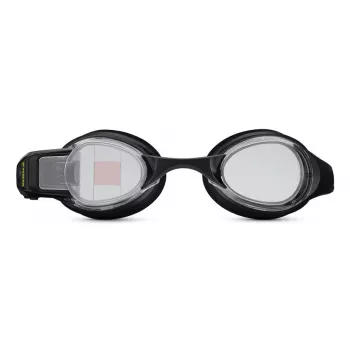 Plaukimo akiniai Form Smart Swim 2 — unisex, juodas rėmelis, juodi lęšiai