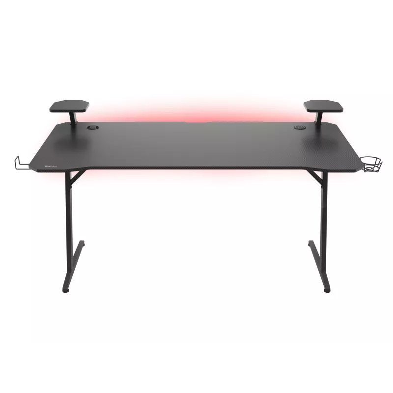 GENESIS Holm 510 RGB juodas – profesionalus žaidimų stalas