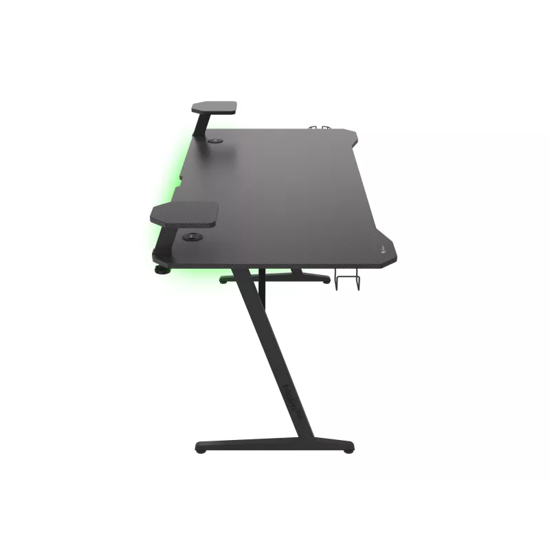 GENESIS Holm 510 RGB juodas – profesionalus žaidimų stalas