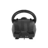 GENESIS Seaborg 400 Juodas, Sidabrinis USB Vairas su Pedalais, Nintendo Switch, PC, PlayStation 4, PlayStation 3, Xbox 360, Xbox One, Xbox One S, Xbox One X