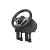 GENESIS Seaborg 400 Juodas, Sidabrinis USB Vairas su Pedalais, Nintendo Switch, PC, PlayStation 4, PlayStation 3, Xbox 360, Xbox One, Xbox One S, Xbox One X
