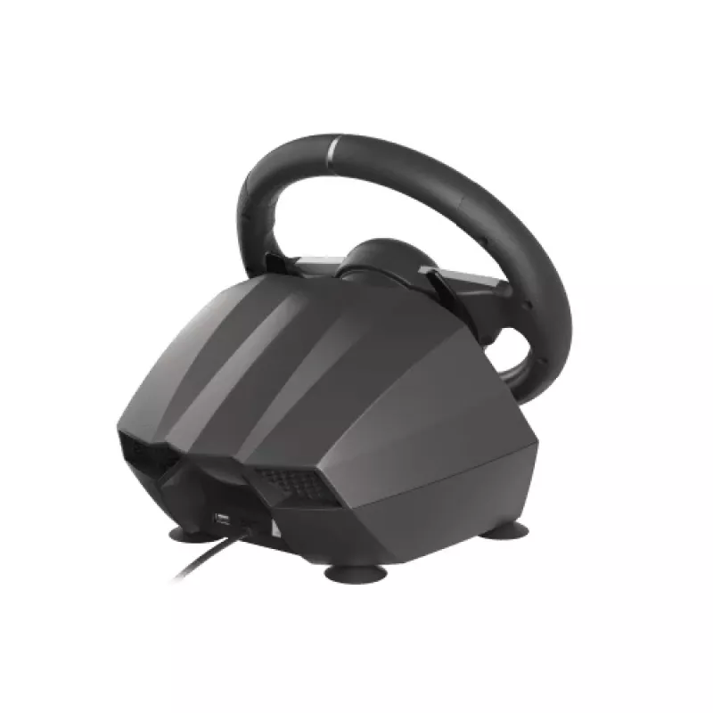 GENESIS Seaborg 400 Juodas, Sidabrinis USB Vairas su Pedalais, Nintendo Switch, PC, PlayStation 4, PlayStation 3, Xbox 360, Xbox One, Xbox One S, Xbox One X