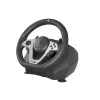 GENESIS Seaborg 400 Juodas, Sidabrinis USB Vairas su Pedalais, Nintendo Switch, PC, PlayStation 4, PlayStation 3, Xbox 360, Xbox One, Xbox One S, Xbox One X