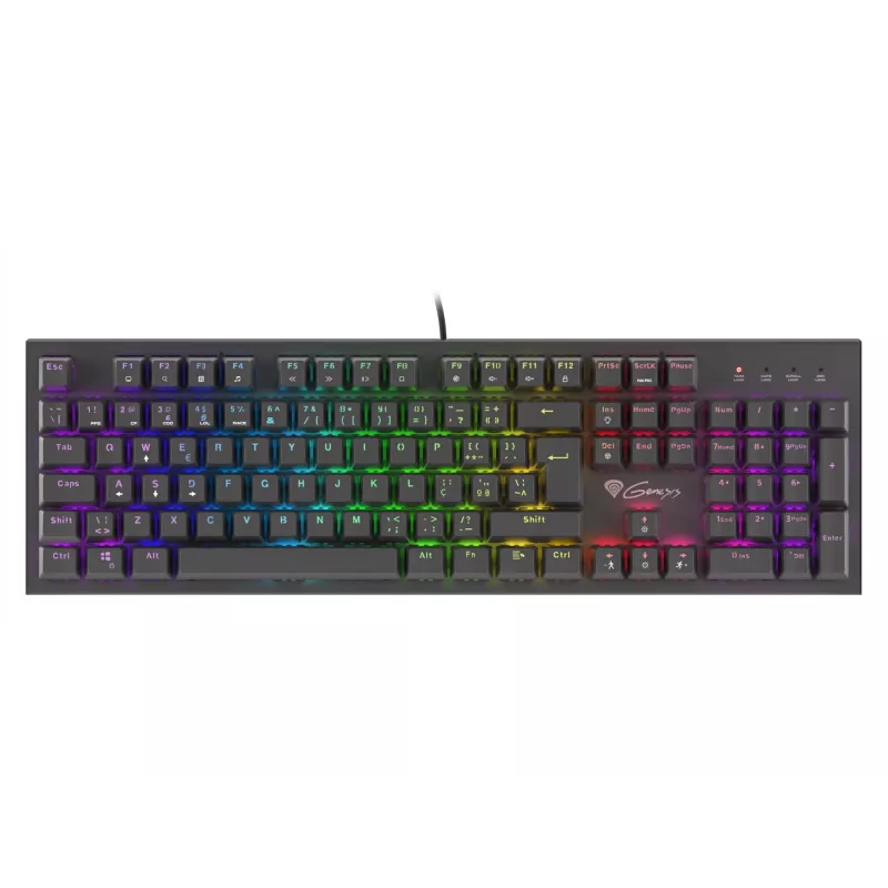 GENESIS THOR 300 klaviatūra žaidimams USB QWERTY juoda