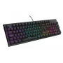 GENESIS Thor 303 klaviatūra žaidimams USB QWERTZ vokiška juoda mechaninė RGB