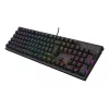 GENESIS Thor 303 klaviatūra žaidimams USB QWERTZ vokiška juoda mechaninė RGB