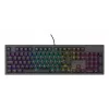 GENESIS Thor 303 klaviatūra žaidimams USB QWERTZ vokiška juoda mechaninė RGB