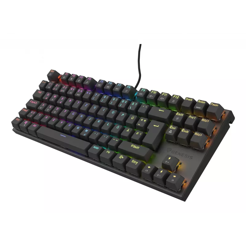 GENESIS Thor 303 TKL mechaninė klaviatūra žaidimams USB QWERTZ juoda