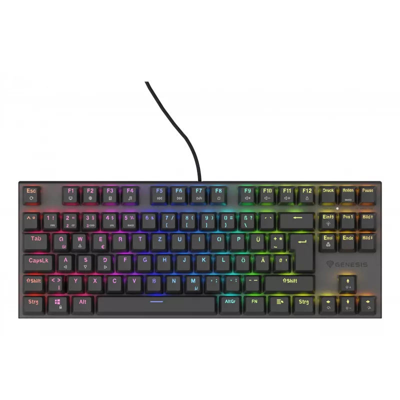 GENESIS Thor 303 TKL mechaninė klaviatūra žaidimams USB QWERTZ juoda
