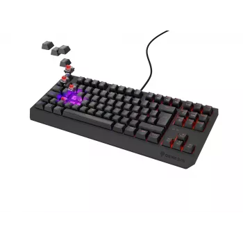 GENESIS Thor 230 TKL klaviatūra žaidimams USB QWERTY ispaniška juoda