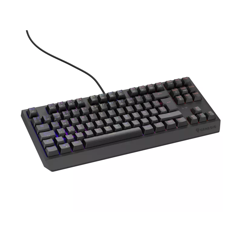 GENESIS Thor 230 TKL klaviatūra žaidimams USB QWERTY ispaniška juoda