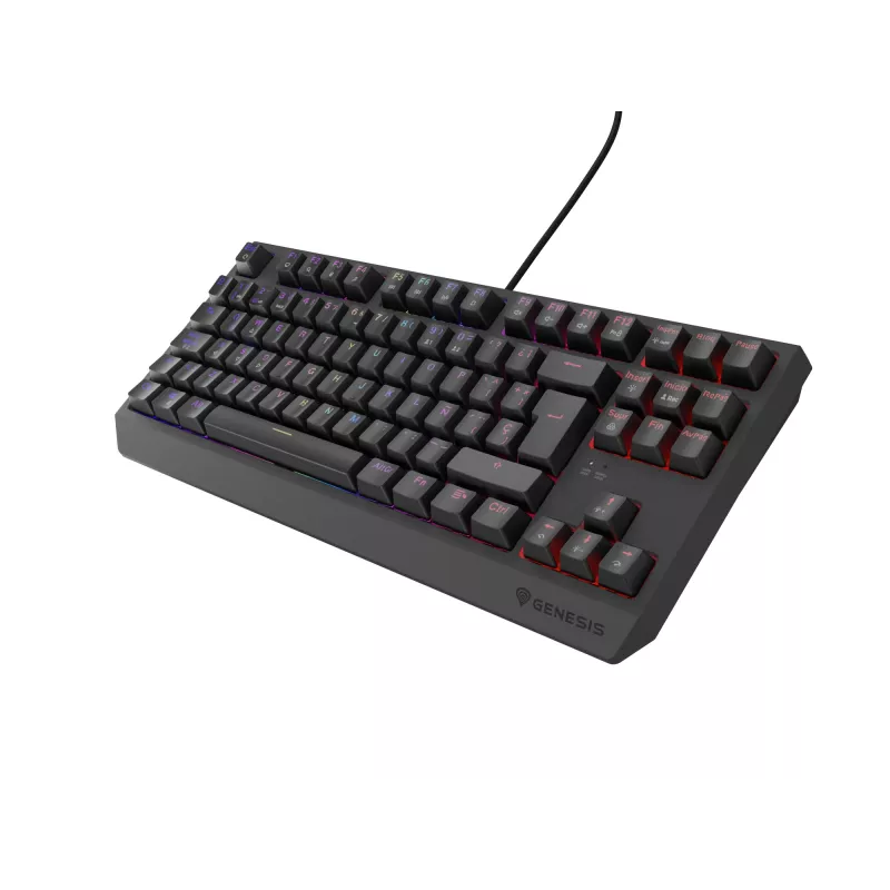 GENESIS Thor 230 TKL klaviatūra žaidimams USB QWERTY ispaniška juoda