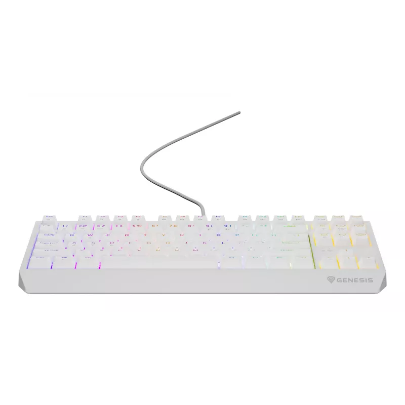 GENESIS Thor 230 TKL klaviatūra žaidimams USB QWERTY JAV anglų balta