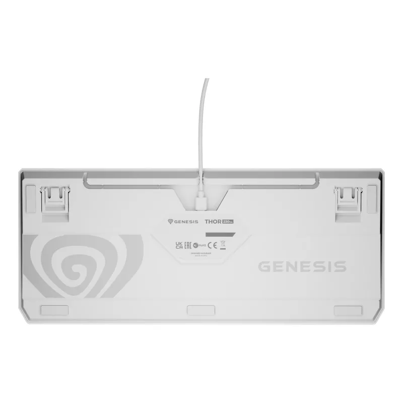 GENESIS Thor 230 TKL klaviatūra žaidimams USB QWERTY JAV anglų balta