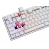 GENESIS NKG-2300 klaviatūra, laidinė, USB, mechaninė, QWERTY, RGB LED, balta